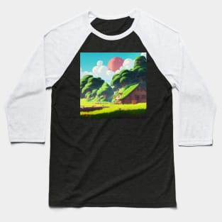 Home Among the Trees, A Hidden House in the Woods Baseball T-Shirt